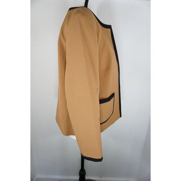 Nine West Women's Ponte Neck Jacket w/ Trimming Detail - Size 8 - Picture 12 of 16